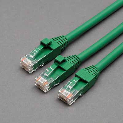 RJ45 Patchkabel Cat.5e U/UTP PVC CCA grün