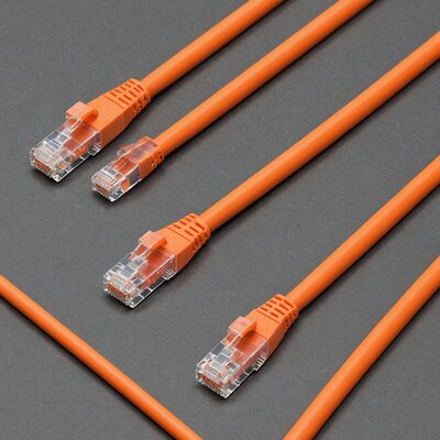 RJ45 Patchkabel Cat.5e U/UTP PVC CCA orange
