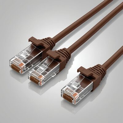 RJ45 Patchkabel Cat.6 S/FTP LSZH braun