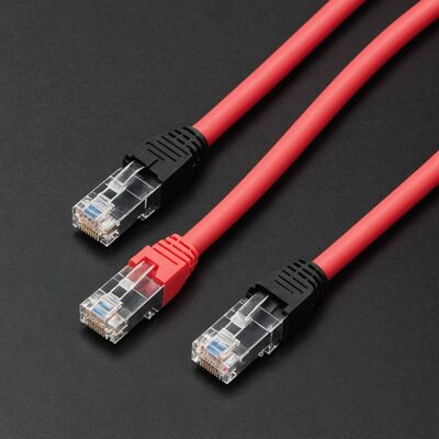 RJ45 Patchkabel Cat.6A S/FTP LSZH rot