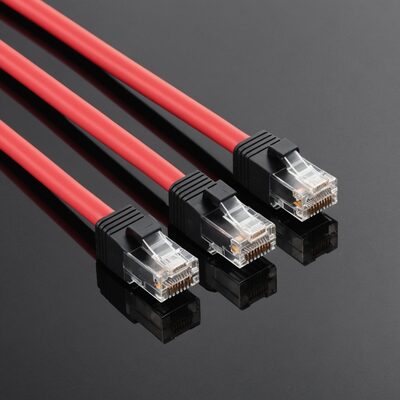 RJ45 Patchkabel Cat.6A U/UTP LSZH 500MHz rot
