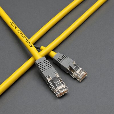 RJ45 Patchkabel S/FTP, Cat.6A, TPE superflex, gelb