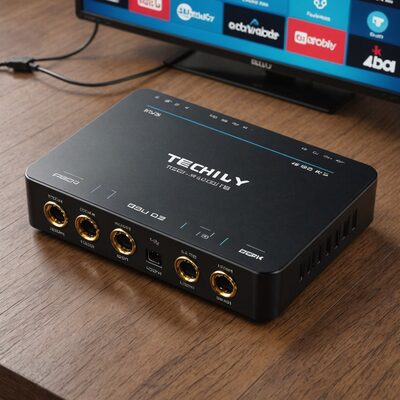 Techly 4K 5in 1out HDMI 2.0b Switch