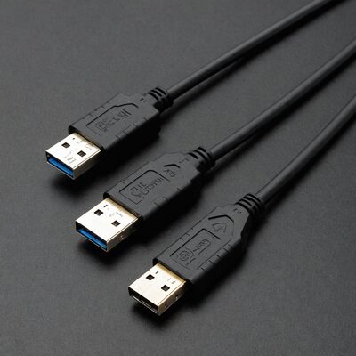 USB2.0 Anschlusskabel Stecker Typ-A auf A Stecker, LSZH