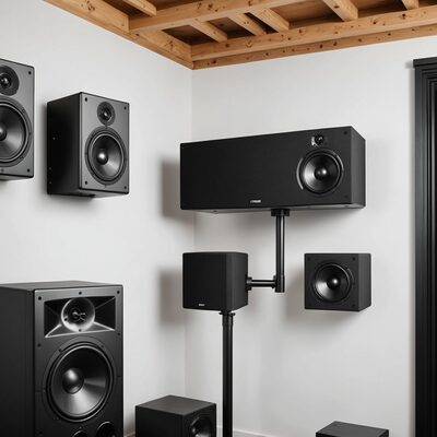 Wand Lautsprecherhalterung, max. 25 kg