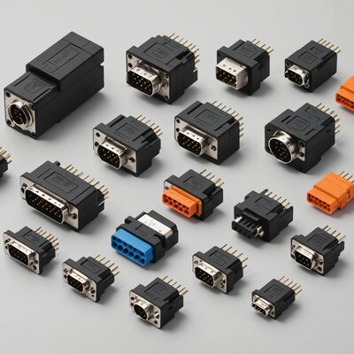 DSub Stecker, Schneid-Klemme, flache Bauform
