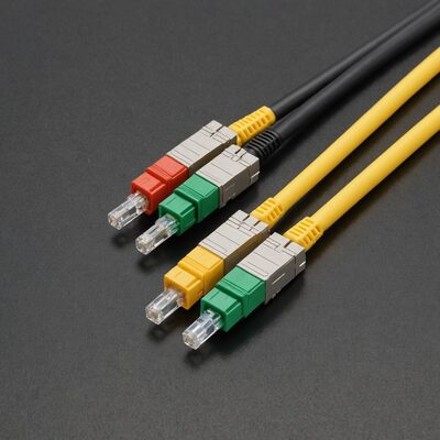 Duplex Jumper E2000?/APC-LC G657A 3,0mm Gelb 9/125µm