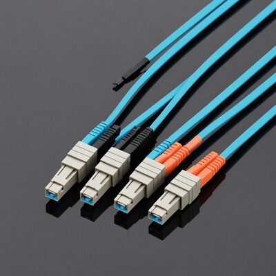Duplex Jumper LC-LC 50/125µ, OM4, Flat Twin