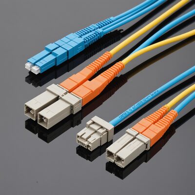 Duplex Jumper LC-SC 50/125µ, OM3, Flat Twin