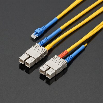 Duplex Jumper LC-SC 9/125µ, OS2, 1,2mm