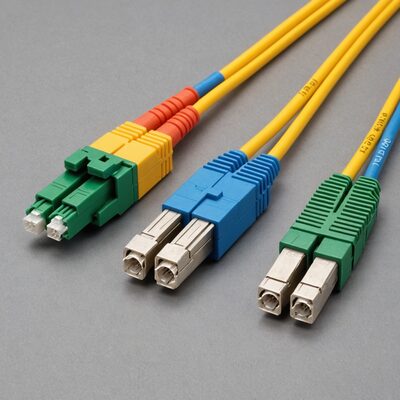 Duplex Jumper LC-SC/APC, 9/125µ, OS2