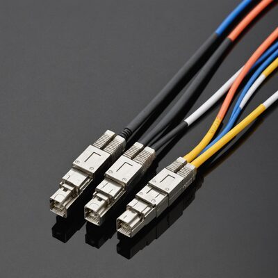 Duplex Jumper LC-ST, 9/125µ, OS2, stahlarmiert