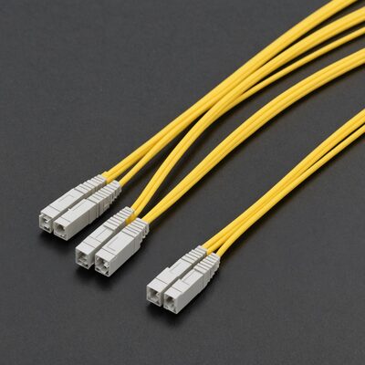Faserpigtail E2000? OS2 G652D-Gelb - 1 Stück