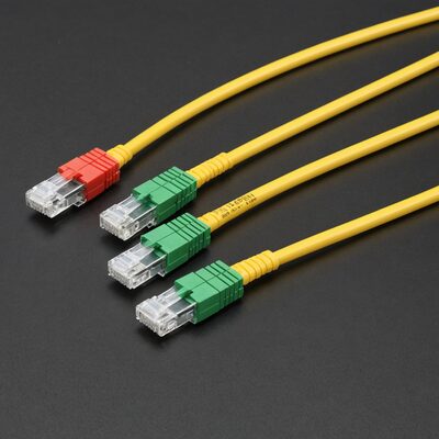 Faserpigtail E2000?/APC OS2 G652D-Gelb - 1 Stück