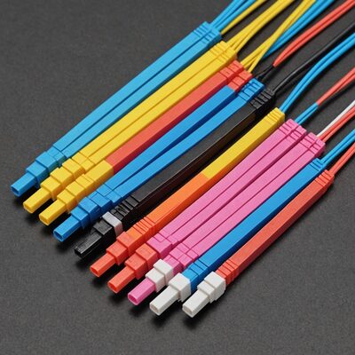 Faserpigtail LC OM2 -farbiges Set - 12 Stück