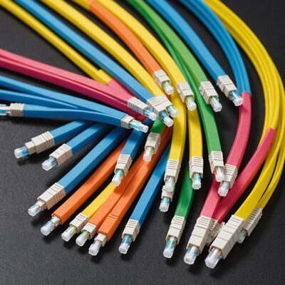 Faserpigtail LC OM5 -farbiges Set - 12 Stück