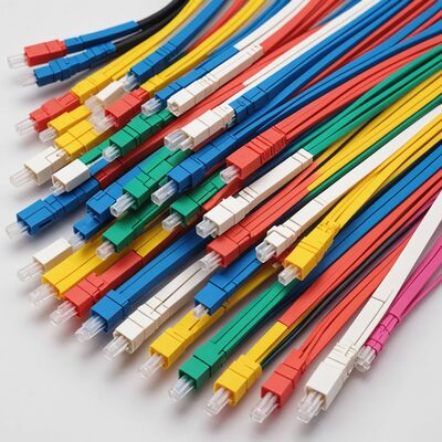 Faserpigtail LC OS2 G652D-farbiges Set - 12 Stück