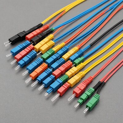 Faserpigtail SC OM2 -farbiges Set - 12 Stück