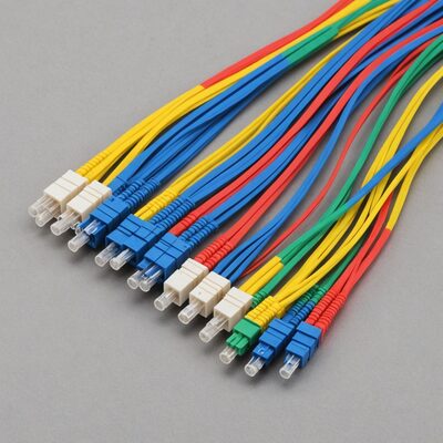 Faserpigtail SC OS2 G652D-farbiges Set - 12 Stück