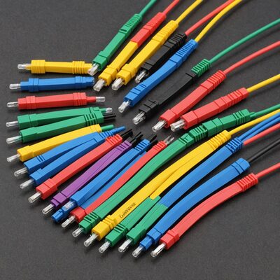 Faserpigtail SC/APC OS2 G652D-farbiges Set - 12 Stück