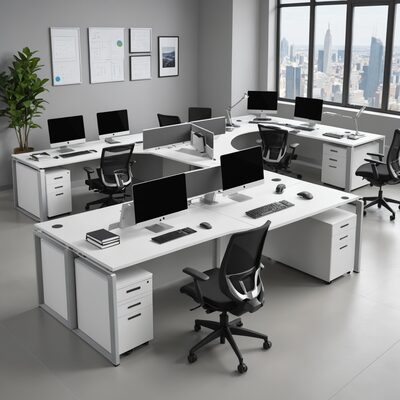 Aufbau-Anschlussfelder CYCLE Desk
