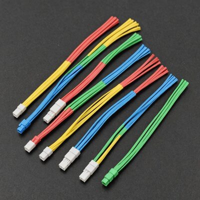 Faserpigtail SC/APC OS2 G657A2-farbiges Set - 12 Stück