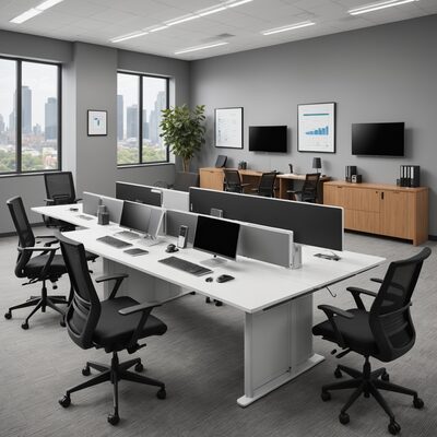 Aufbau-Anschlussfelder DESK 2