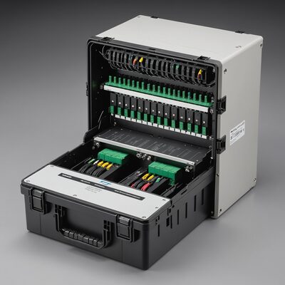 Teilbestückte Spleißboxen E2000© Singlemode, ausziehbar