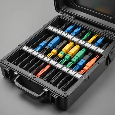 Teilbestückte Spleißboxen SC- SC, nicht ausziehbar