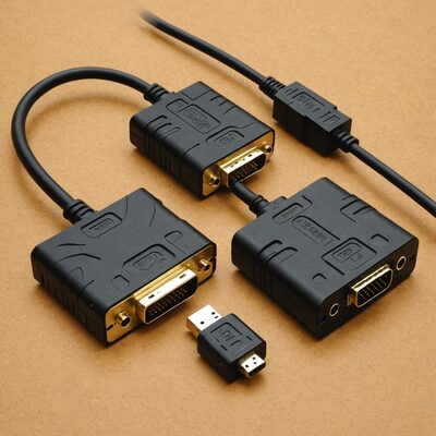 DisplayPort-VGA/DVI/HDMI Adapter