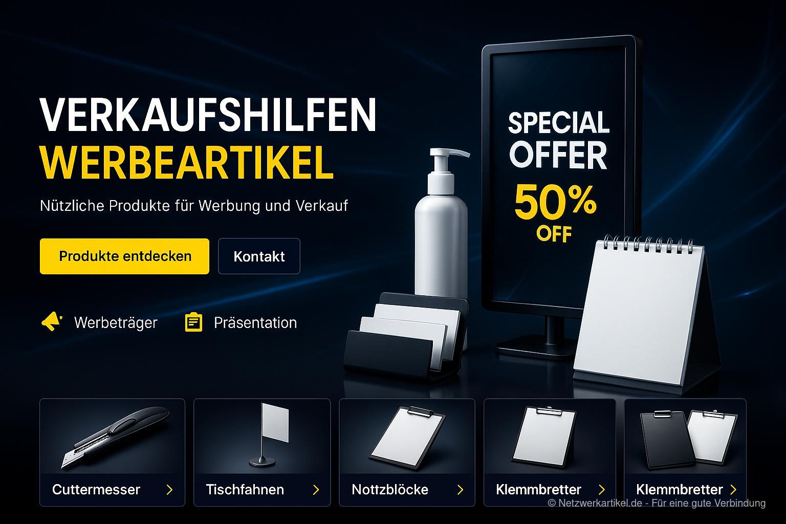 Verkaufshilfen / Werbeartikel online kaufen