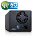 Fantec HDD Gehäuse / externe HDD Mehrfach-Gehäuse schwarz 3,5 Zoll Fantec HDD Gehäuse / externe HDD schwarz 3,5 Zoll
