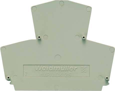 Weidmüller WAP WDK2.5 Reihenklemme Zubehör dunkelbeige B:1,5mm 1059100000 (Inhalt 20 Stück) Weidmüller WAP WDK2.5 Reihenklemme Zubehör dunkelbeige B:1,5mm 1059100000 (Inhalt 20 Stück)