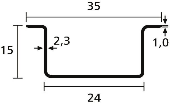 4031026127088 - Hellermann DELTA-3F-ST-ML 35x75 gelocht Tragschiene bandverzinkt 181-47061 (Inhalt 2 Stück) 4031026127088 - Hellermann DELTA-3F-ST-ML 35x75 gelocht Tragschiene bandverzinkt 181-47061 (Inhalt 2 Stück)