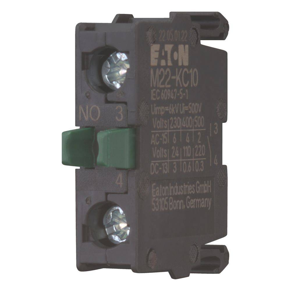 4015082163808 - EATON M22-KC10 Kontaktelement 1S 216380 Bodenbefestigung Schraub 216380 4015082163808 - EATON M22-KC10 Kontaktelement 1S 216380 Bodenbefestigung Schraub 216380