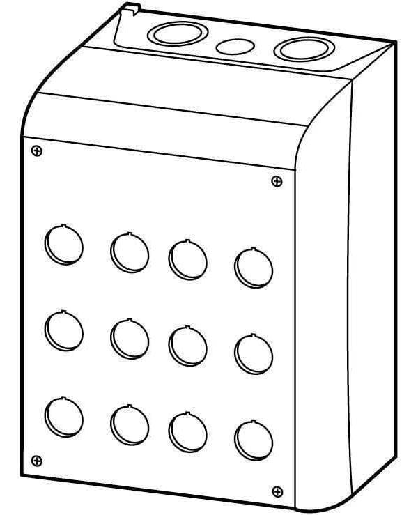 4015082226886 - M22-I12 Aufbaugehäuse (L x B x H) 125 x 160 x 240 mm 1 St 4015082226886 - M22-I12 Aufbaugehäuse (L x B x H) 125 x 160 x 240 mm 1 St