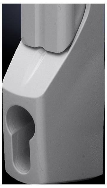 Rittal Komfortgriff RAL7035 TS 8611070 f.Profilhalbzylinder Rittal Komfortgriff RAL7035 TS 8611070 f.Profilhalbzylinder