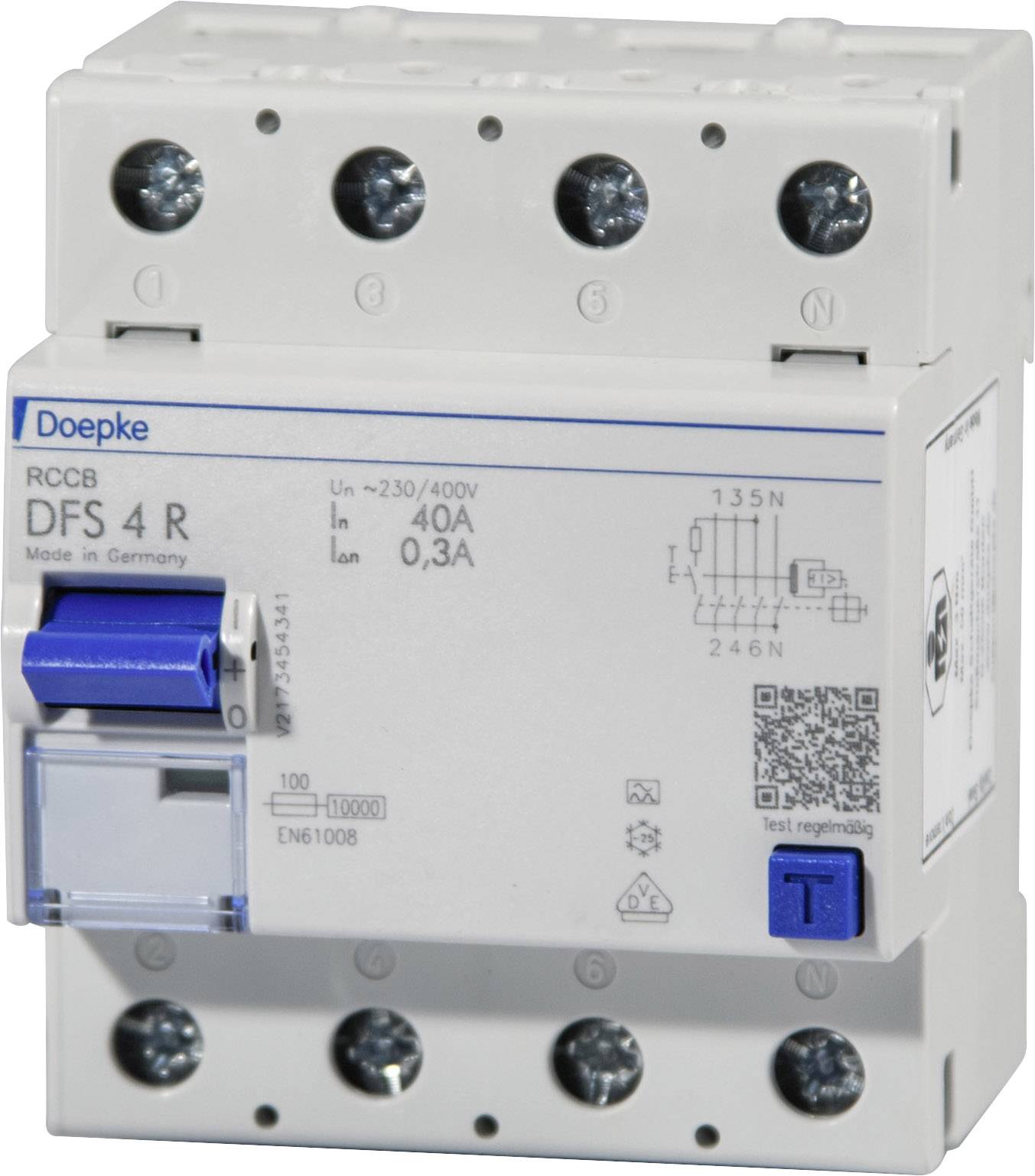 DOEP Fi-Schutzsch. DFS4-040-4/0,03-AR DOEP Fi-Schutzsch. DFS4-040-4/0,03-AR
