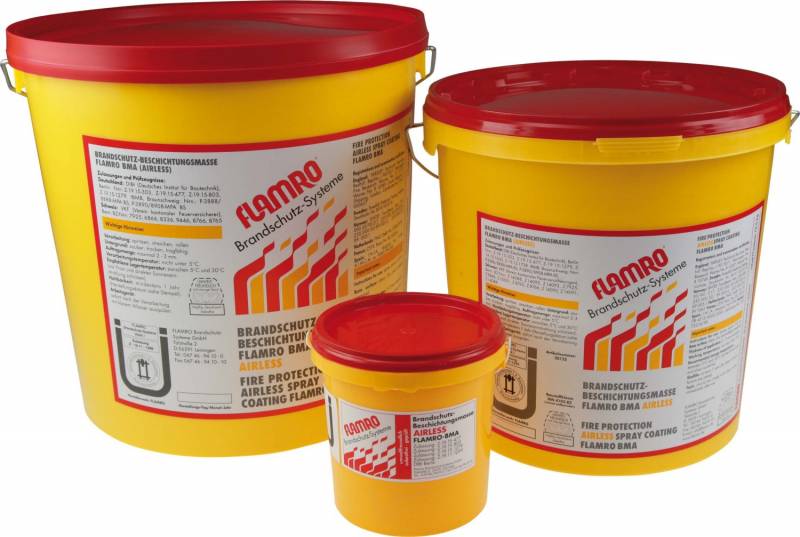 4250586100649 - Flamro 20125 BMA 125kg Eimer Ablative Brandschutzbeschichtung in streichbar 4250586100649 - Flamro 20125 BMA 125kg Eimer Ablative Brandschutzbeschichtung in streichbar