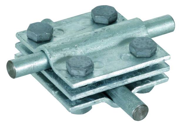 4013364024519 - DEHN Kreuzstück KS810810FL30ZPSTTZN 60x60mm mit Zwischenplatte 319201 4013364024519 - DEHN Kreuzstück KS810810FL30ZPSTTZN 60x60mm mit Zwischenplatte 319201