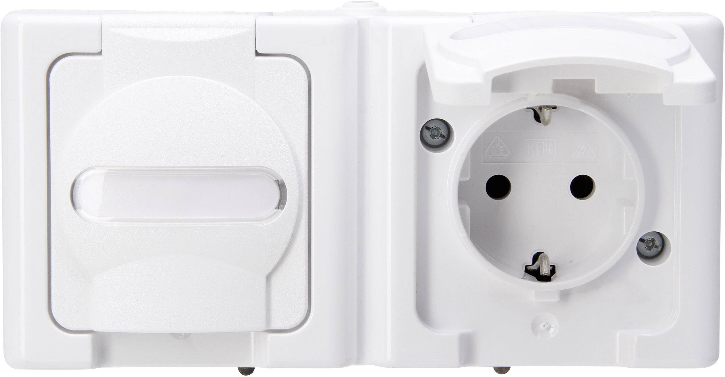 KOPP APWG Blue Electric 1312.0200.3 Schuko 2fach arktis-weiss waagerech KOPP APWG Blue Electric 1312.0200.3 Schuko 2fach arktis-weiss waagerech