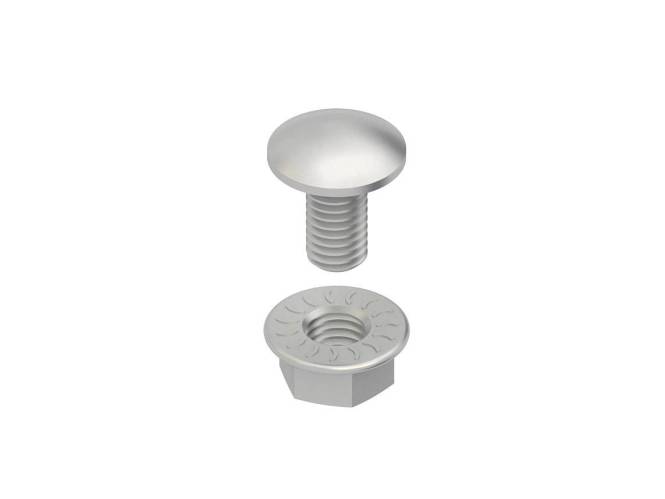4013339206407 - NIED Flachrundschraube incl FLM6X12F ** Flanschmutter (Inhalt 50 Stück) 4013339206407 - NIED Flachrundschraube incl FLM6X12F ** Flanschmutter (Inhalt 50 Stück)