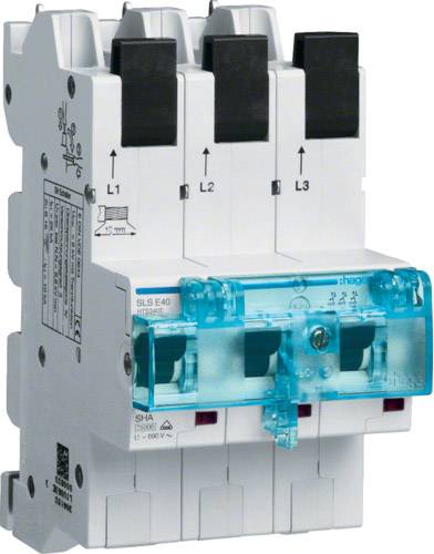 Hager SLS-Schalter 3P E-40A HTS340E ** f.Sammelschiene QuickConnect Hager SLS-Schalter 3P E-40A HTS340E ** f.Sammelschiene QuickConnect