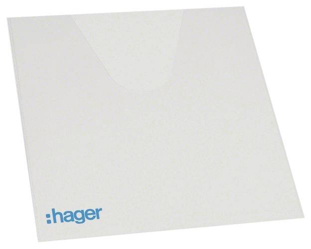 Hager Plantasche Volta 220x240mm VZ407 f.Dokumente klarsicht