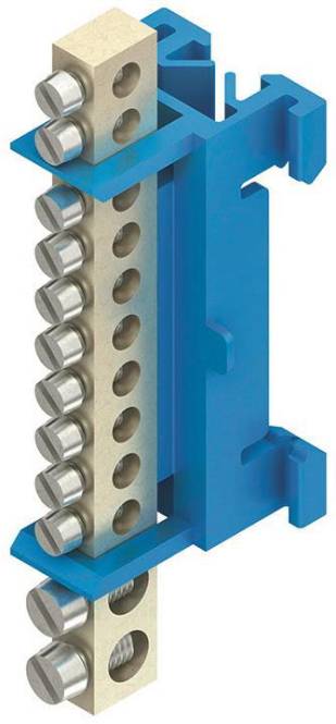 HKL Null- und Schutzleiter- 651N/12 Klemme blau HKL Null- und Schutzleiter- 651N/12 Klemme blau