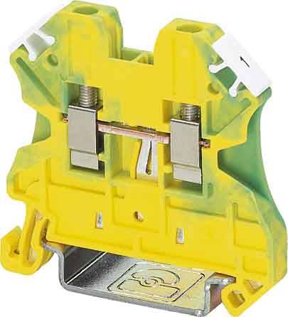4017918977573 - UT 16-PE 3044212 Dreistock-Schutzleiterklemme Polzahl (num) 2 15 mm² 25 mm² Grün Gelb 50 St