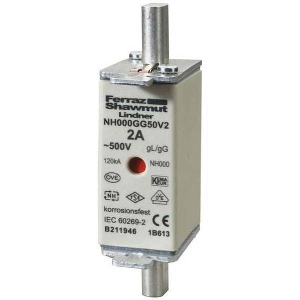 Mersen 1B639.000000 NH000 25A gG 500V NH-Sicherung sfü spannungsführend Mersen 1B639.000000 NH000 25A gG 500V NH-Sicherung sfü spannungsführend