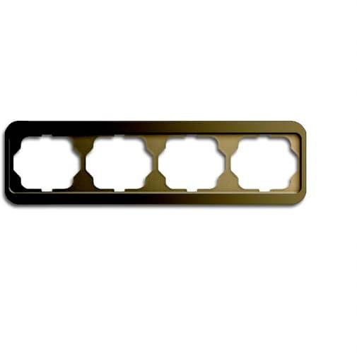 4011395169506 - BJ alpha nea Rahmen 1724-21 4fach bronze waagerecht 4011395169506 - BJ alpha nea Rahmen 1724-21 4fach bronze waagerecht