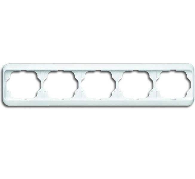 4011395714102 - BJ alpha nea Rahmen 1725-24G 5fach studioweiss hochglanz waagerech 4011395714102 - BJ alpha nea Rahmen 1725-24G 5fach studioweiss hochglanz waagerech