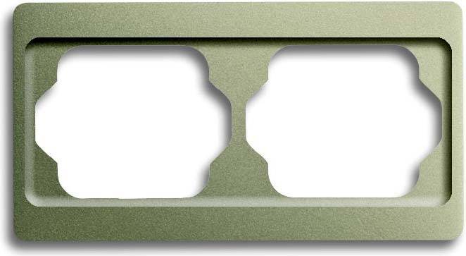 4011395011874 - BJ alpha exclusive Rahmen 1722KA-260 2fach palladium waagerecht 4011395011874 - BJ alpha exclusive Rahmen 1722KA-260 2fach palladium waagerecht